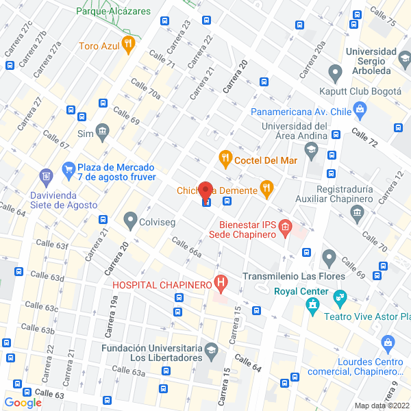 Map of Supertiendas Y Droguerías Cavisalud S.A.S.