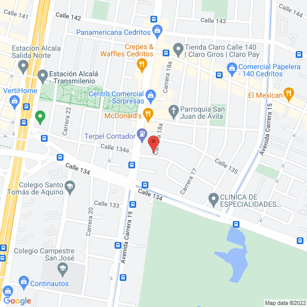 Map of Tercer Timbre Ltda.