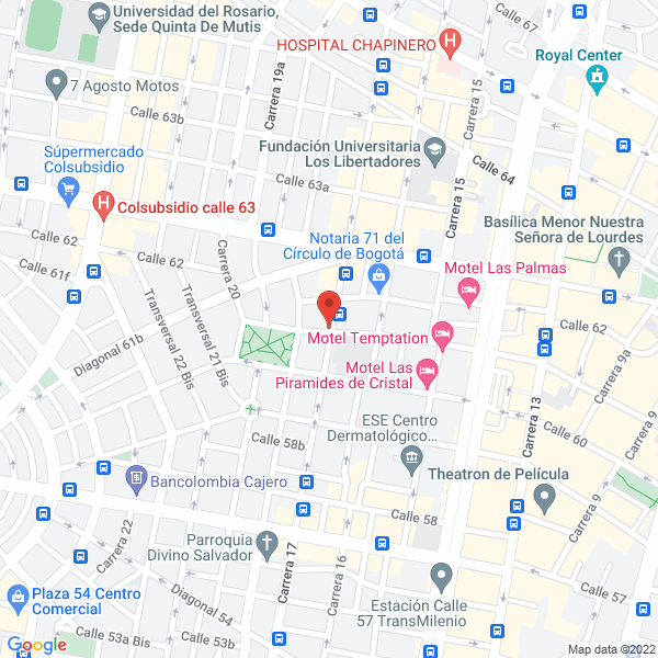 Map of Tesoro Cosmética Natural S.A.S.