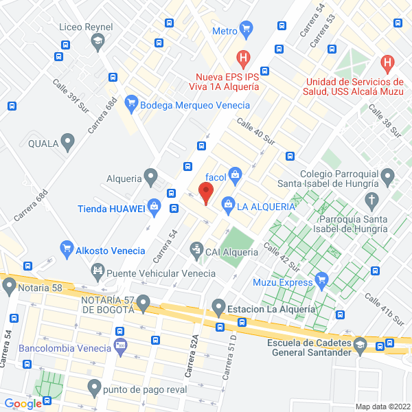 Map of Textile New Color Ltda.