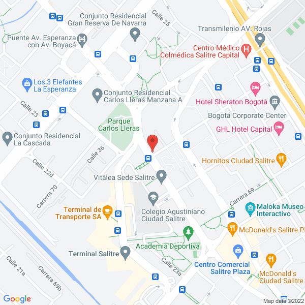 Map of The Green Book Players S.A.S.