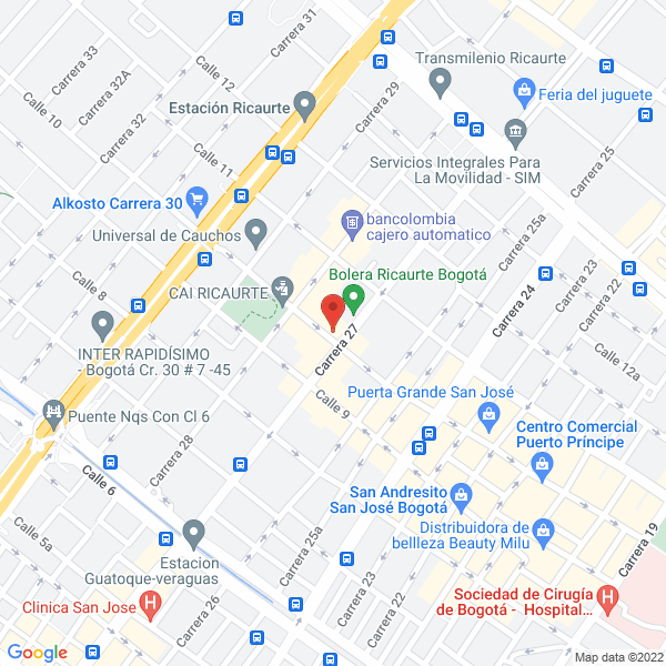 Map of Traget Digital S.A.S.