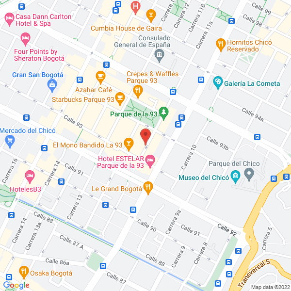 Map of Training And Productive Development S.A.S.