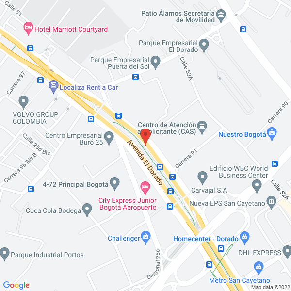Map of Altiva Inversiones Sas