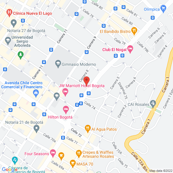 Map of Altos De Belmonte I S.A.S.