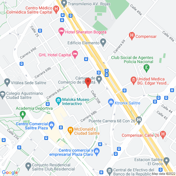 Map of Anagrama S.A.S.