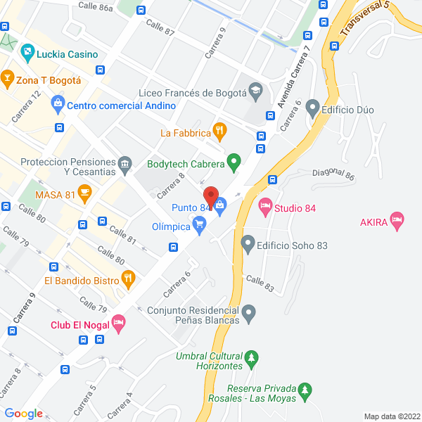 Map of Ancla Ltda.