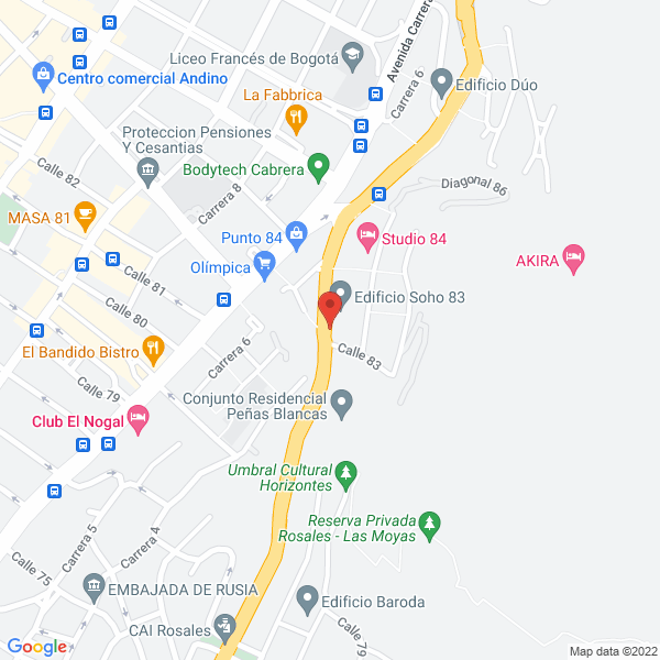 Map of Anzola Lizarazu Ltda.