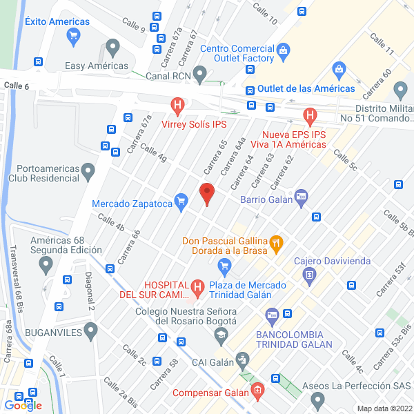 Map of Auto Montacargas Gilcar Ltda.