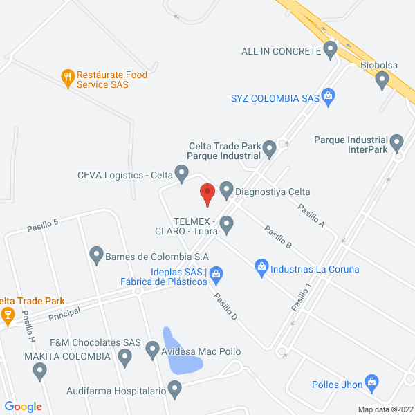 Map of Bedigital S.A.