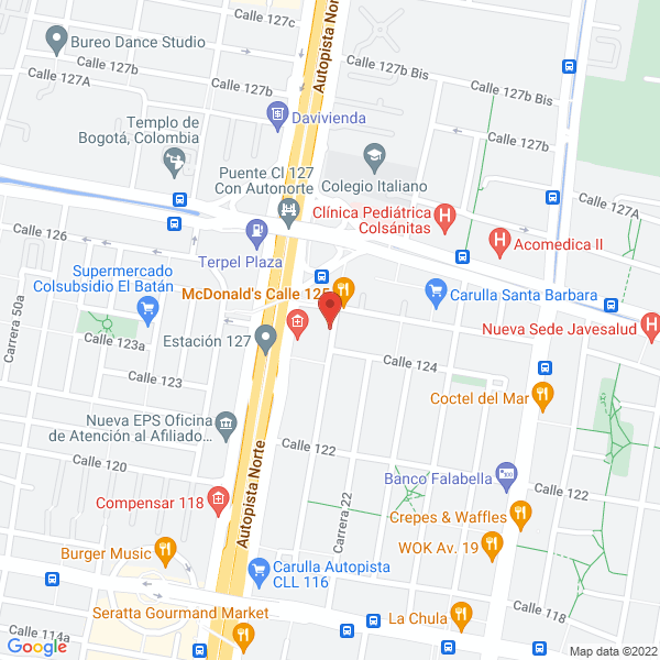 Map of C.I. Comercializadora San José Ltda.
