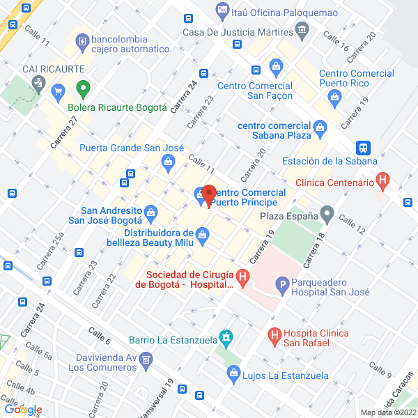 Map of D & L Distribuciones