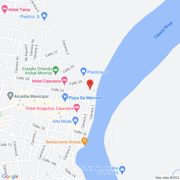 Map of Distrileco Caucasia S.A.S.