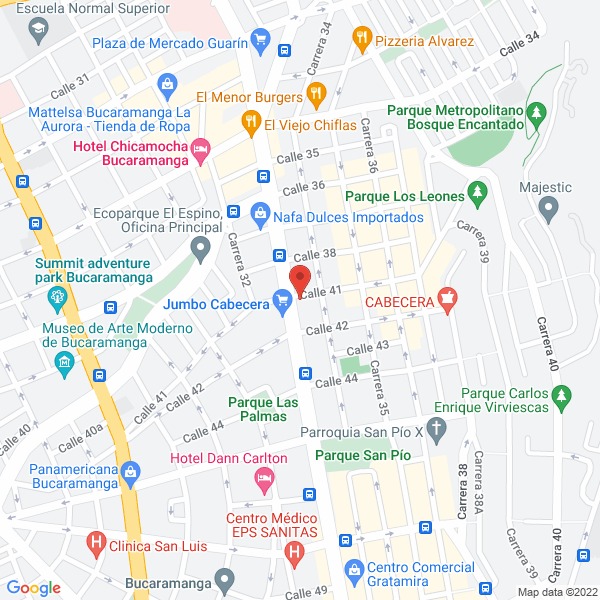 Map of Don Jacobo Valores S.A.S.