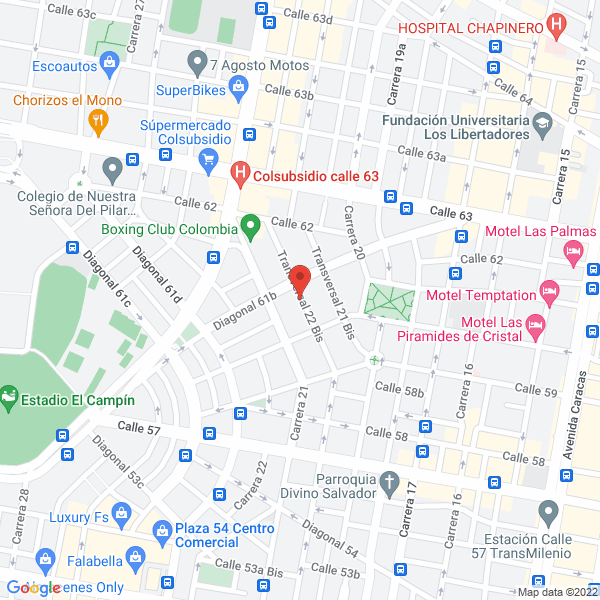Map of Eagles Equity Corporation Sucursal Colombia