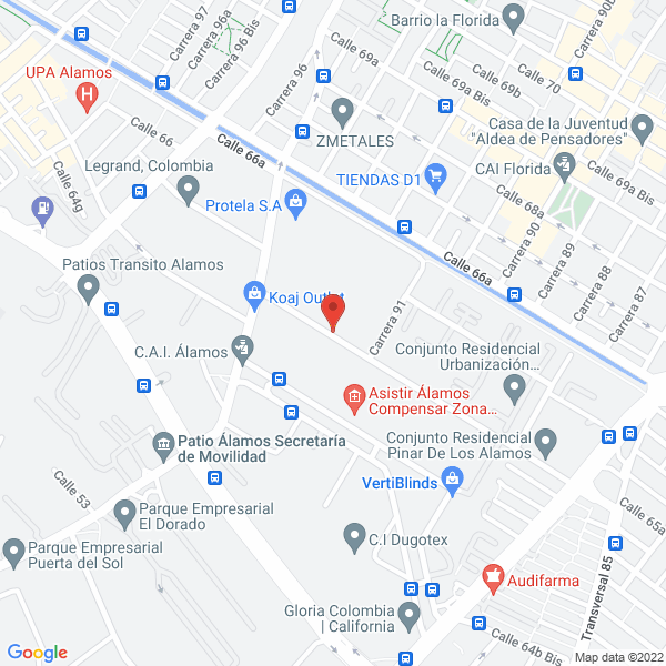 Map of Ed Inversiones S.A.S.