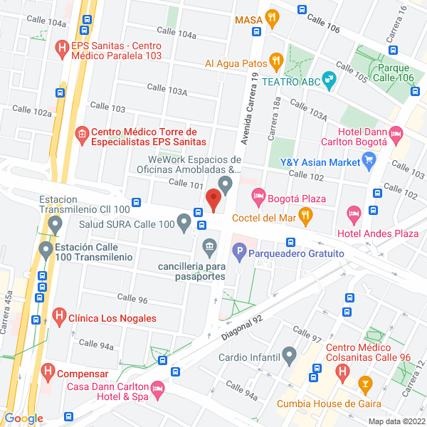 Map of Epson Colombia Ltda
