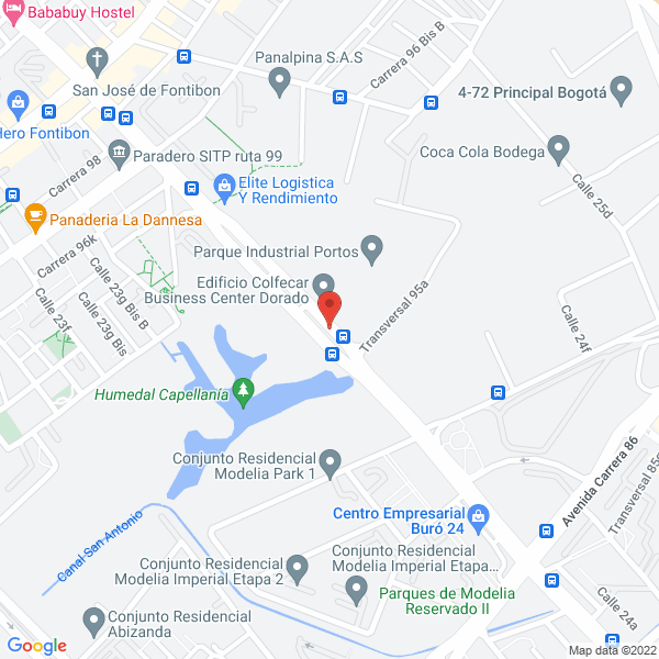 Map of Equitrónica S. A. S.