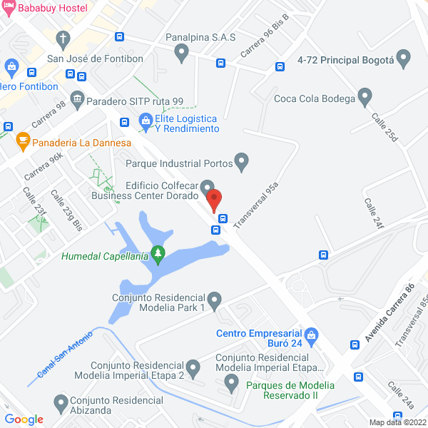 Map of Químicos Y Reactivos S. A. S.