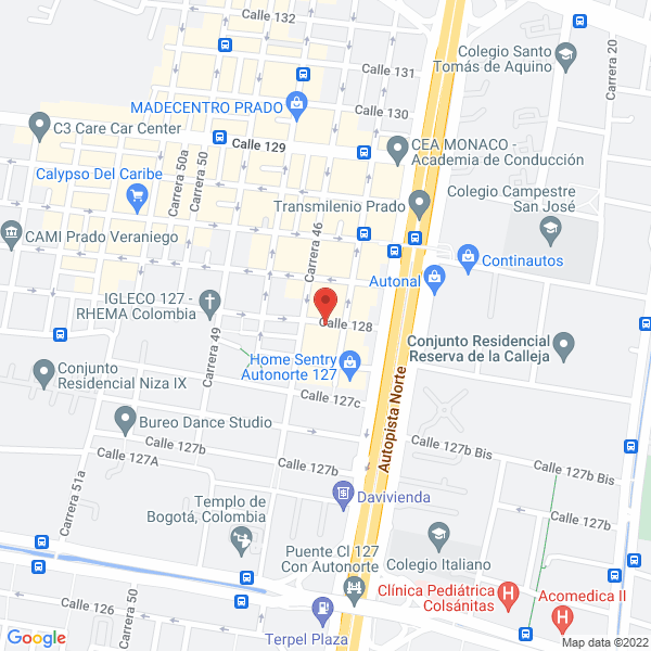 Map of Ranica S.A.S.