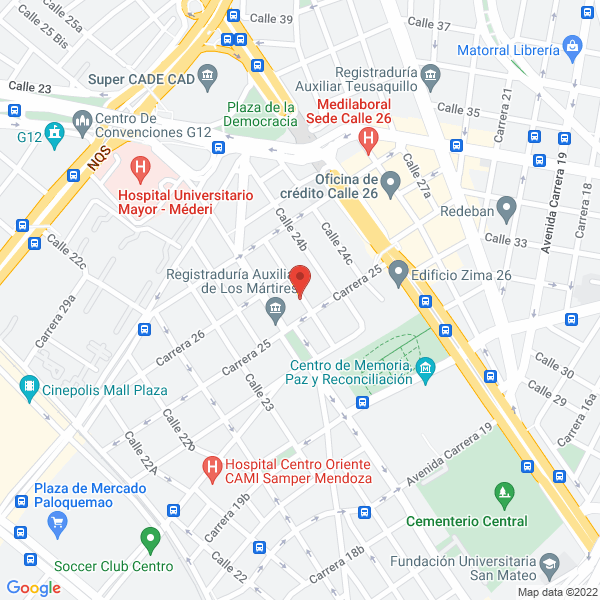 Map of Reciend S.A.S.