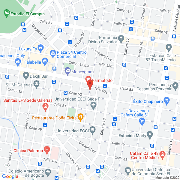Map of Sabama Ltda.