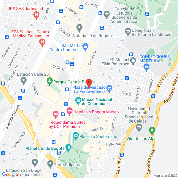 Map of San Martin Bloque B Ltda.