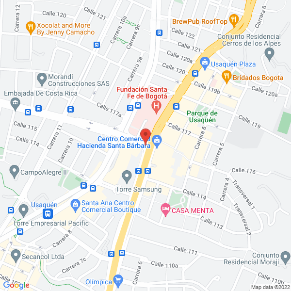 Map of Sas Institute Colombia S.A.S.