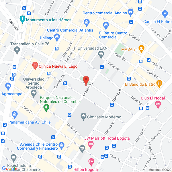 Map of Savegal Inmobiliaria S.A.