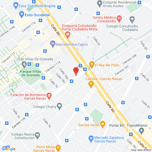 Map of Sedetrans Servicios Especializados De Transporte S.A.