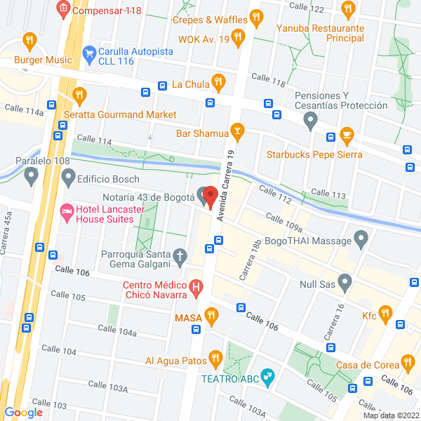 Map of Seravezza Ltda.