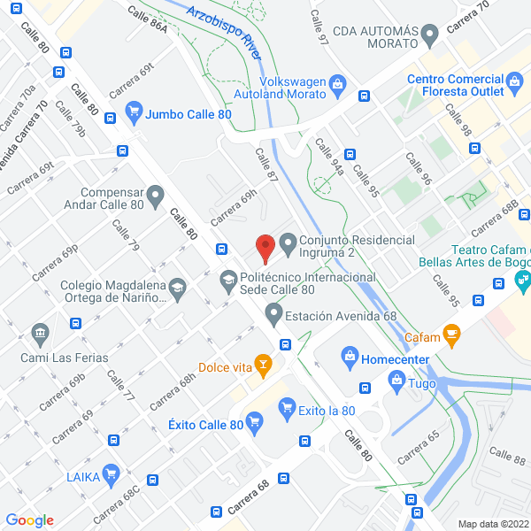 Map of Serrano Gómez Pretecor Ltda.