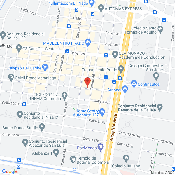 Map of Vivas Vivas S.A.S.