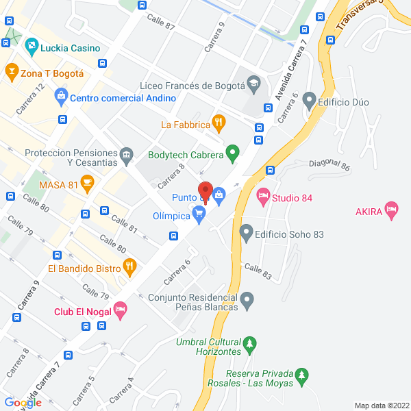 Map of Worley Parsons Colombia S.A.S.
