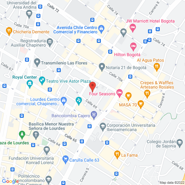 Map of Yarico S.A.
