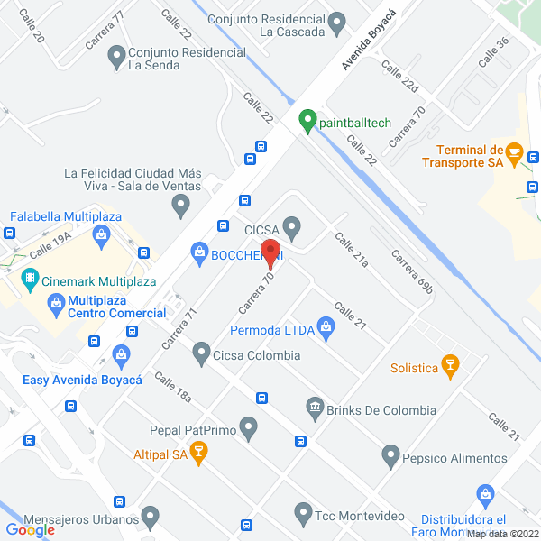 Map of Yosha Textil S A