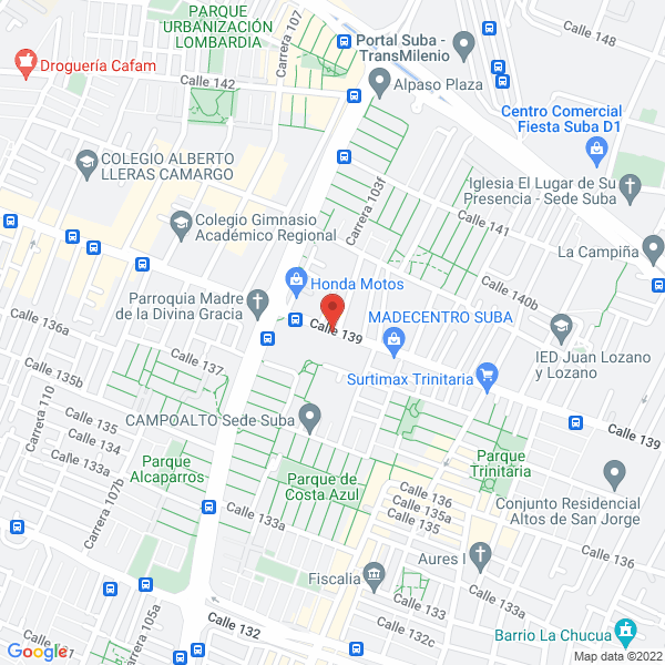 Map of Centro De Vidrio
