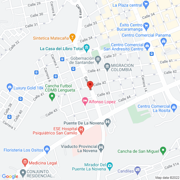 Map of Fumisantander S.A.S