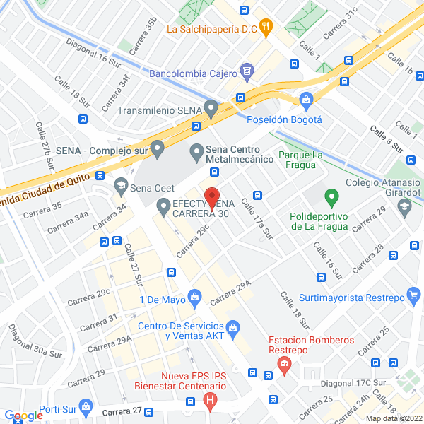 Map of Empaques Nacionales Ltda