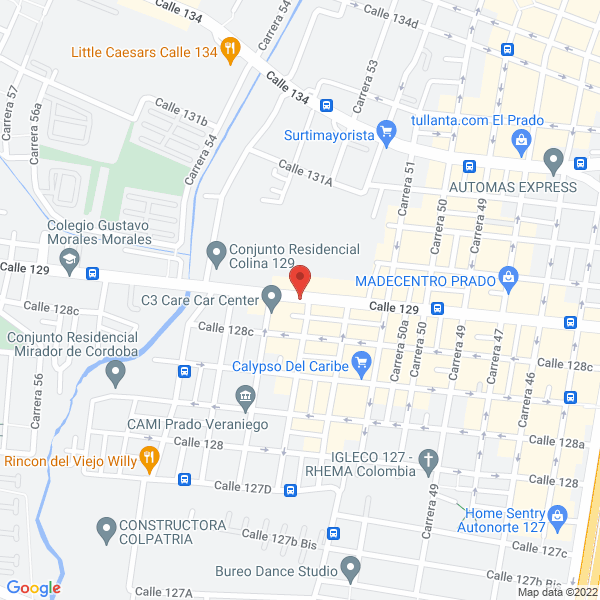 Map of Depósito De Materiales Felcast