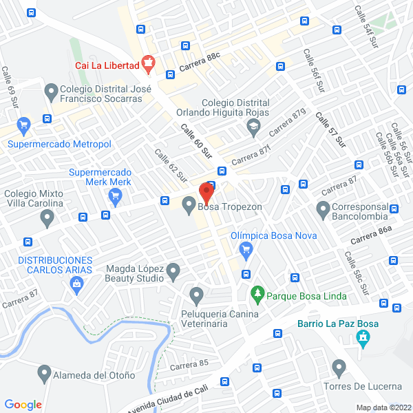 Map of Deposito De Materiales Para Construcción Bosanova