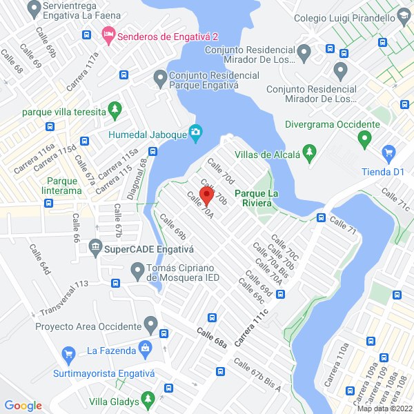 Map of Vacacionalesvilladelfines