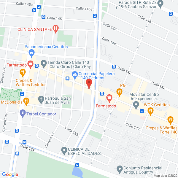 Map of Fabrica De Pasta Mamma Nunzia
