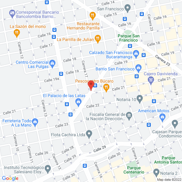 Map of Blue Party Megaeventos