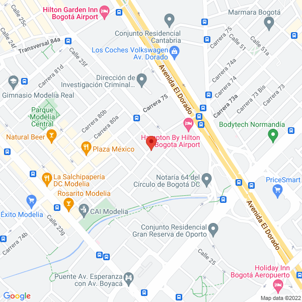 Map of Blucher Polypro