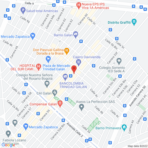 Map of Lintercol