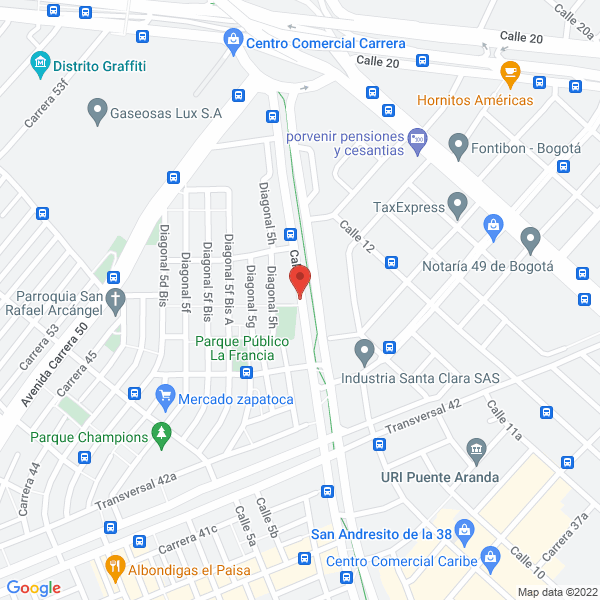 Map of Maquiblok De Colombia S.A.S.