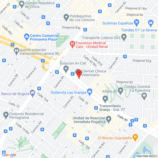 Map of Fiestas Tematicas