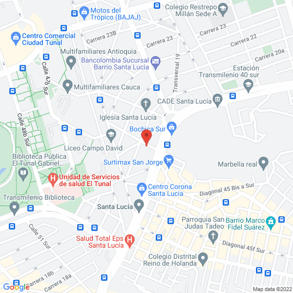 Map of Ferretería Y Dobladora Santa Lucía