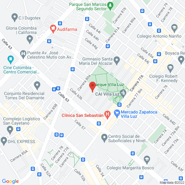 Map of Alianza Comercial Express